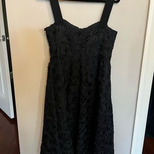 J. Crew Black Textured Mini Dress